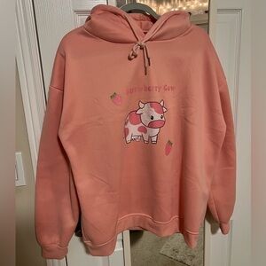 Strawberry Cow Hoodie
